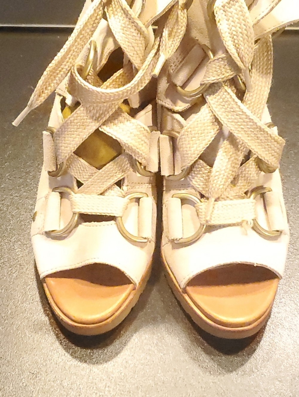 Sorel After Hours Wedges Tan Size 7